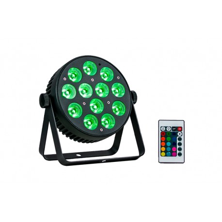 Event Lighting 12x8W LED RGBW Parcan with IR Remote