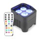 Beamz BBP94 – Battery Powered LED Par with RJ45 DMX