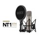 Rode NT1 5th Gen Hybrid studio condenser Microphone in Silver