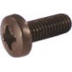 H5390A Rack Bolt Pan Pozi M6 Black Pk 12