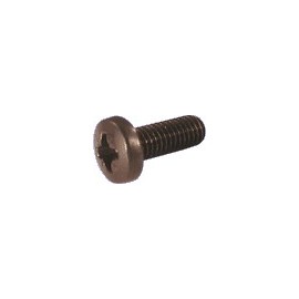 H5390A Rack Bolt Pan Pozi M6 Black Pk 12