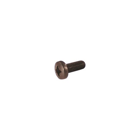 H5390A Rack Bolt Pan Pozi M6 Black Pk 12