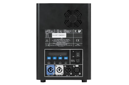 Event Lighting Cold Spark Machine rear control panel