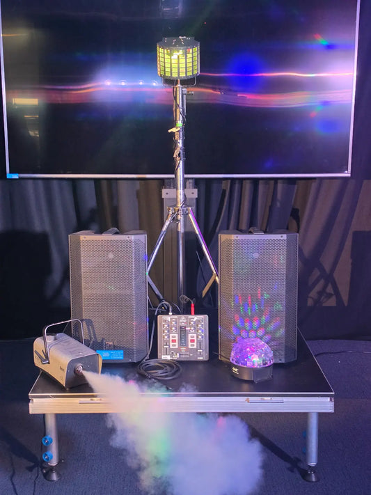 DIY-DJ Speaker & Lighting Party Package