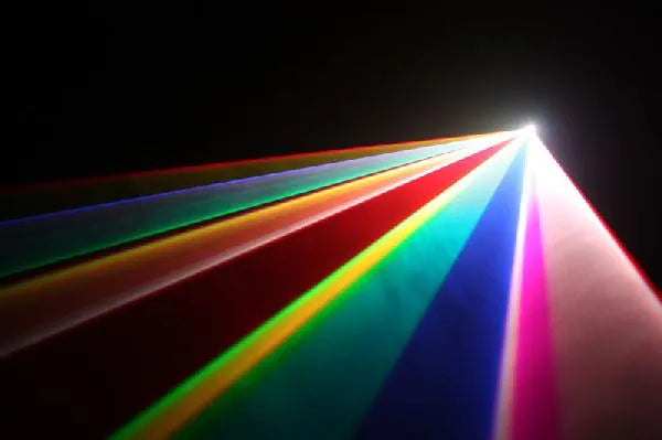 Event Lighting DM400RGB RGB laser beams in operation