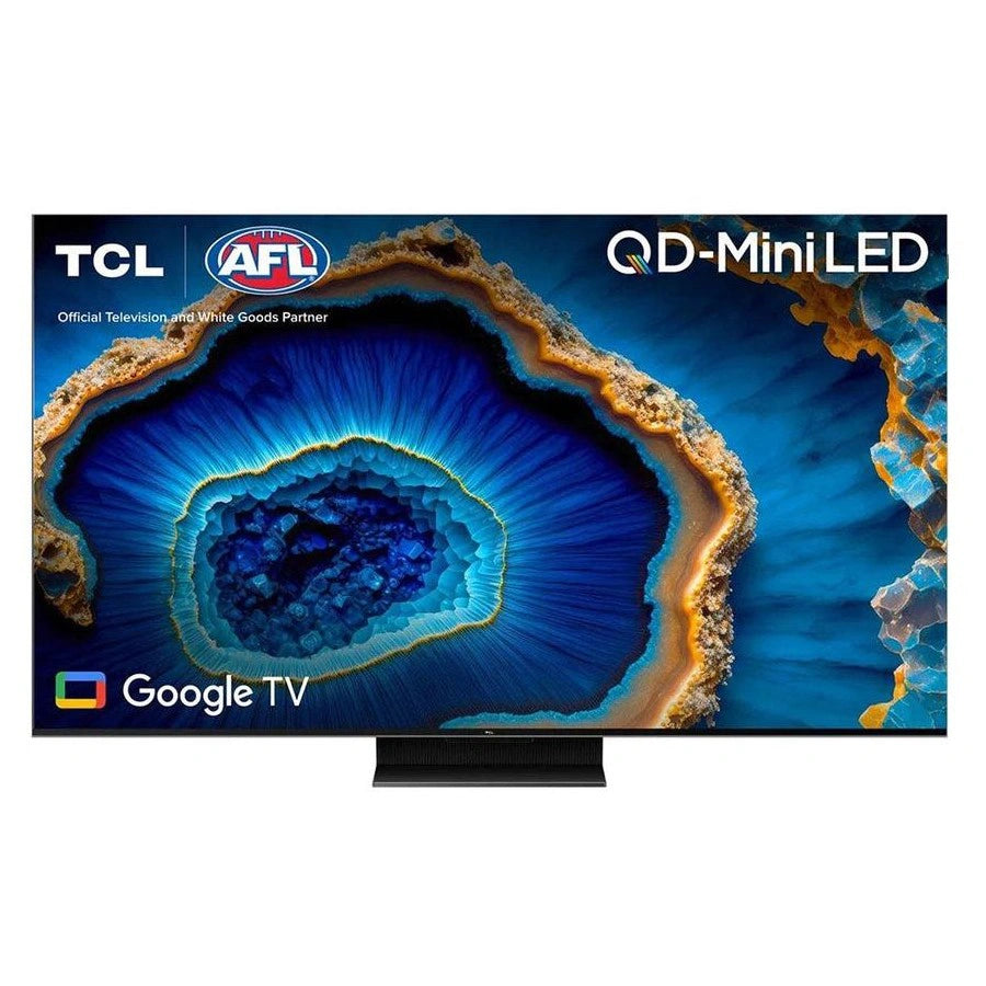 TCL 165cm (65”) 4K Mini-LED QLED TV front view