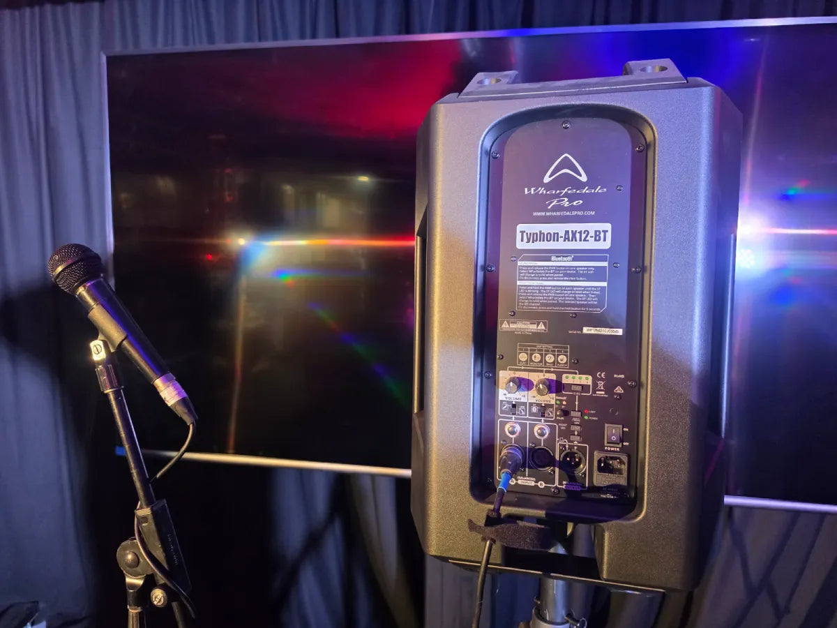Single Speaker PA System Package – speaker rear view