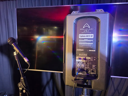 Single Speaker PA System Package – speaker rear view