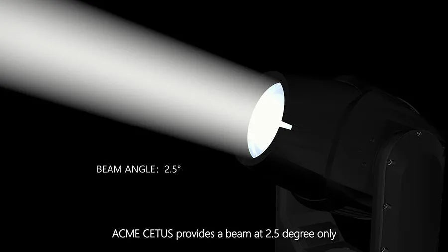 ACME Cetus XP380 moving head 2.5 degree beam effect